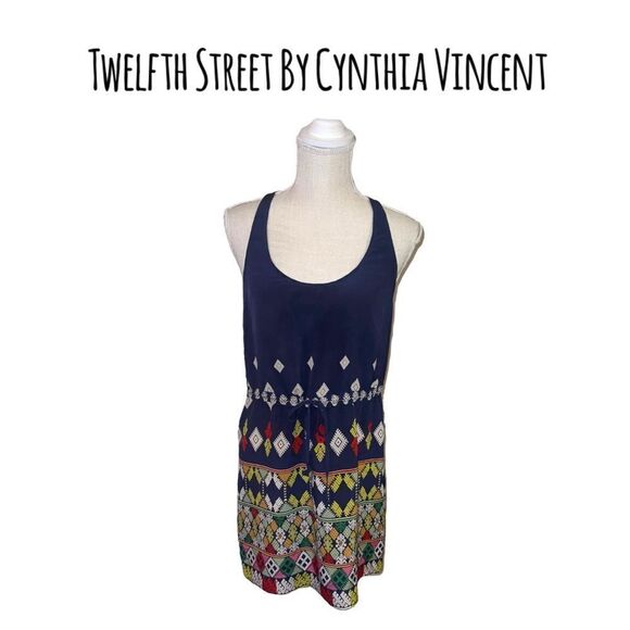 Twelfth Street By Cynthia Vincent Silk Dress - Picture 1 of 15